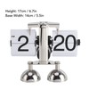 Retro Digital Flip Down Clock Flip Desk Clock Mechanical Battery