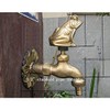 TINTON LIFE Decorative outdoor garden faucet retro brass water hose