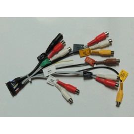 For Pioneer NEW PIONEER RCA HARNESS AVH-W4400NEX AVH-W4500NEX DMH-C2500NEX DMH-C5500NEX