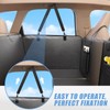 ROUWINNE Car Seat Cover for Back Seat, Adjustable Elastic Straps,