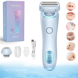 Dusk Razor for Women,Duskofficial The Glide Pro 3.0 Razor, Duskofficial Razor,Waterproof Electric Razor for Women,Duskofficial Shaver with Removable Head,Wet and Dry,for Leg Arm Underarm Area (Blue)