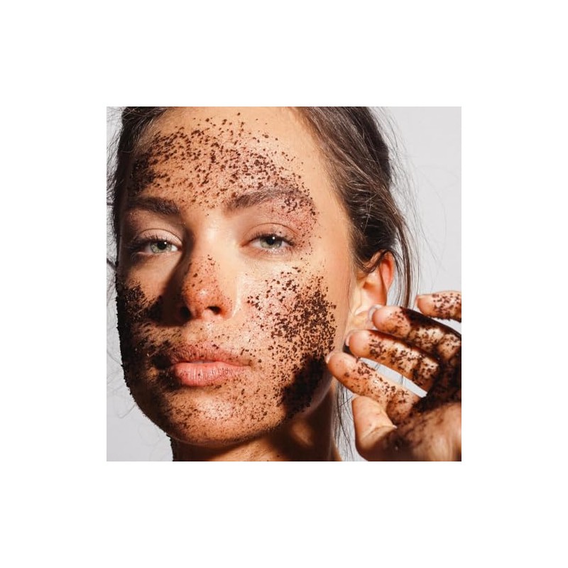 Luxe Foaming Coffee Facial Scrub Gently Exfoliates - 2 oz.