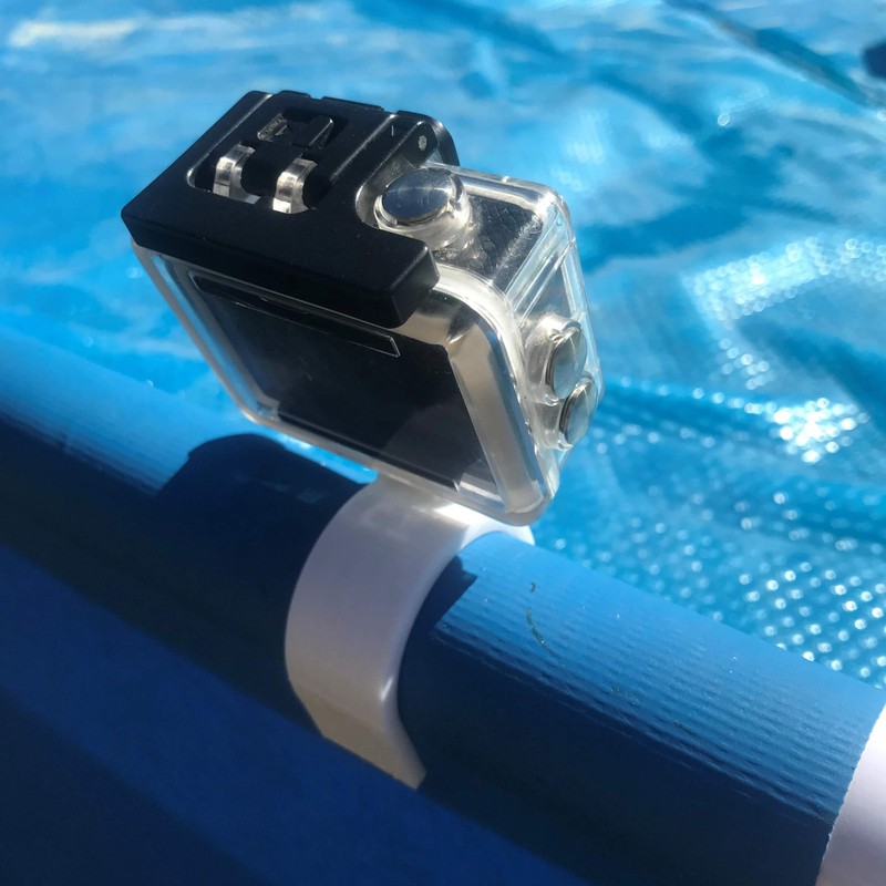 Go-Pro Swimming Pool Support 45mm Top Rail White for Intex