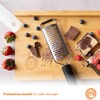 MasterChef Cheese Grater Handheld, Flat Grater Small for Food Like