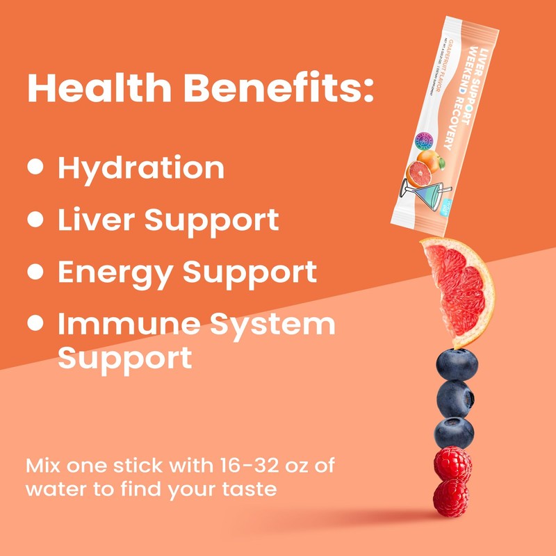 Venture Pal Liver Support Electrolyte Powder, Milk Thistle + Ginger