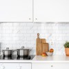 StyloVue 100 Pieces Peel and Stick Backsplash for Kitchen, 3"