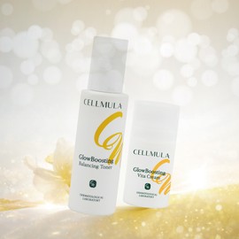 26 Year Cellmuller Glow Boosting Vitamin C Cream Toner 120ml Set Antioxidant Skin Barrier Skin Tone Up Care 2 Types / 26년 셀뮬러 글로우부스팅 비타민C크림 토너120ml세트 항산화 피부장벽 피부톤업케어 2종