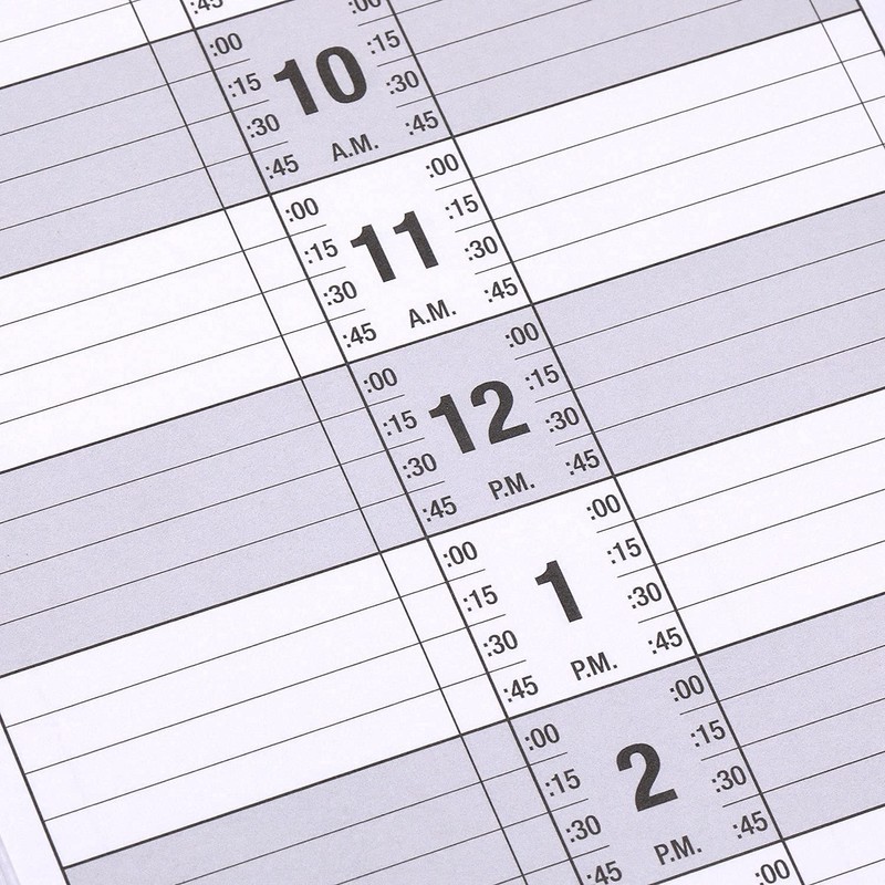 Poluma Salon Appointment Book - 11.5" x 4.7", 2 Columns,