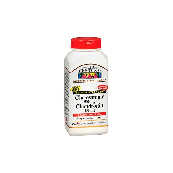 21st Century Glucosamine 500 mg Chondroitin 400 Capsules Double Strength