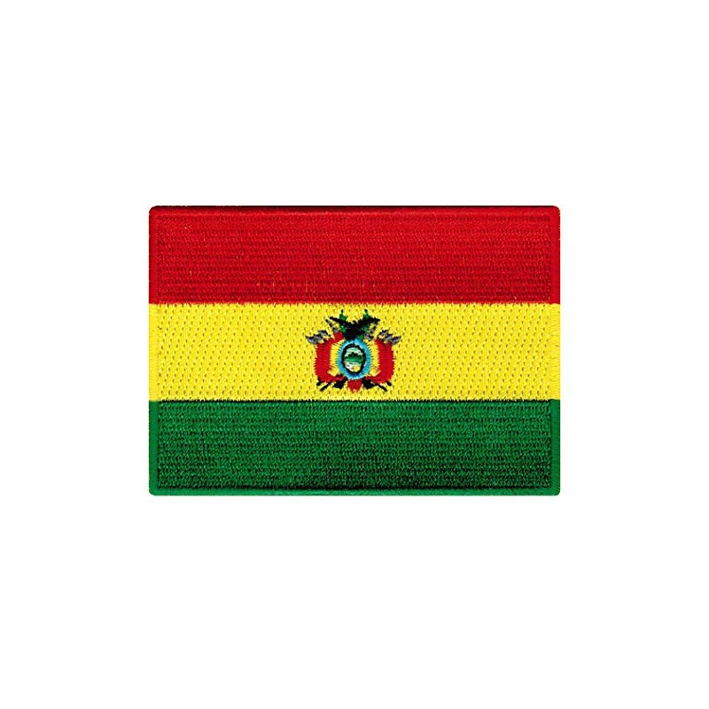 Cypress Collectibles - Bolivia Flag Patch - Premium Embroidered Appliqué