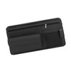 A ABSOPRO Black Universal Car Sun Visor Organizer Sunglasses Case