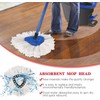 6 Pack Spin Mop Refill Replacement Head Compatible with Ocedar