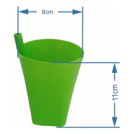 Vaso 100 Vasos De Plástico Con Popote Para Niño 349ml Colores