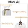 AIMALL Space-Saving Clothes Hanger 15x1.8in Iron Multi-Layer Organiser with 9