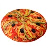 OUKEYI Pizza Shaped Pillow Funny 3D Giant Round Food Plush