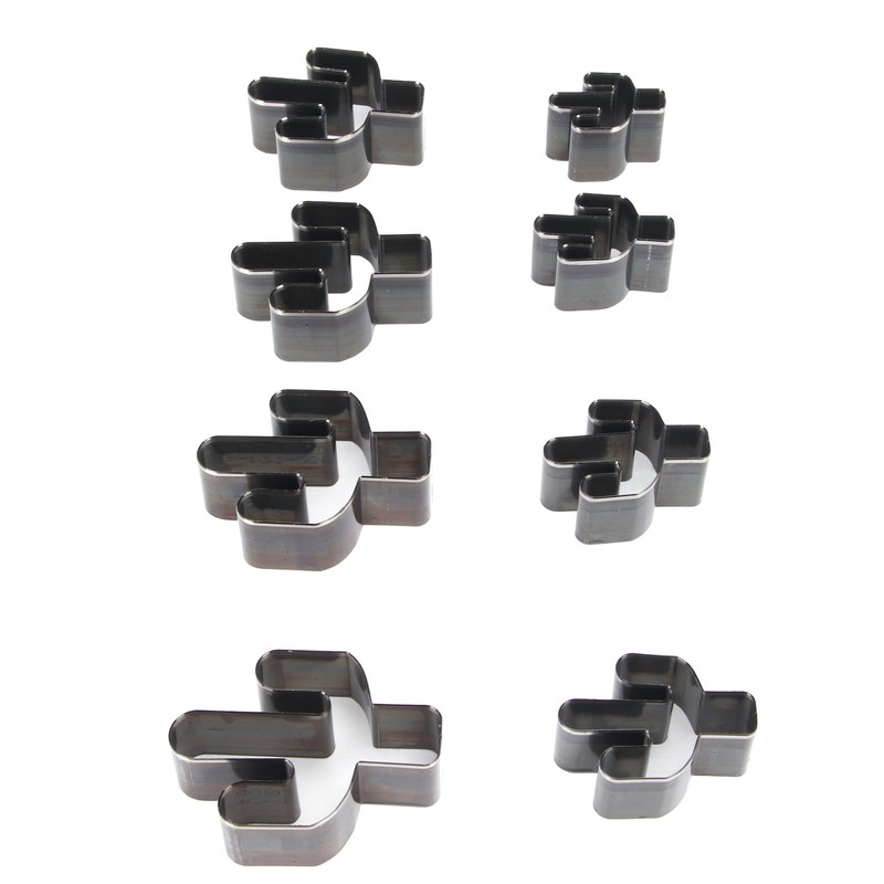 8pcs Leather Shape Punch Cutter Mold High Carbon Steel Hollow