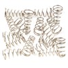 Musiclily 12x4.5/6.5mm Conical-Style Guitar Single-coil Pickup Height Springs,Nickel (20 Pieces)