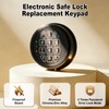Programmable Electronic Safe Lock Replacement Keypad, Digital Gun Safe Lock