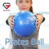 GronG Pilates Ball Anti-Burst with Inflatable Straw, Purple