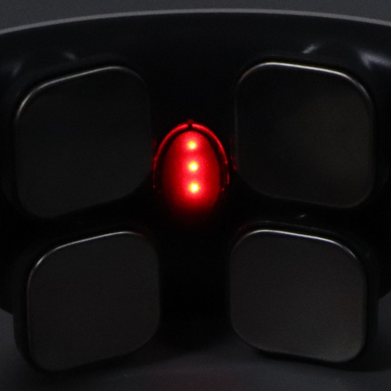 Electric Heated Pulse Neck Massager 4 Heads Intelligent Remote Control