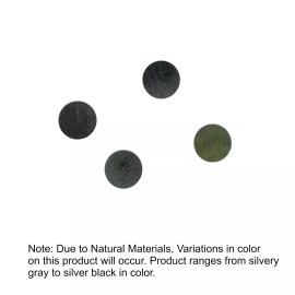 Bitterroot Guitars Inlay Set 4mm Dots Black Mother of Pearl MOP 10 Piece Set 080770BMOP