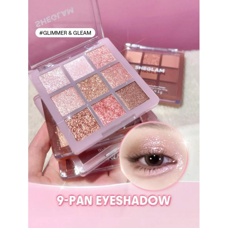 Sheglam Glimmer & Gleam Paleta De Sombras 9 Tonos
