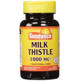 Sundance Sundance Vitamins Milk Thistle 1000 mg - 60 Capsules, Pack of 2