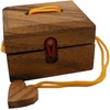 Love Me - Wooden String Puzzle Box