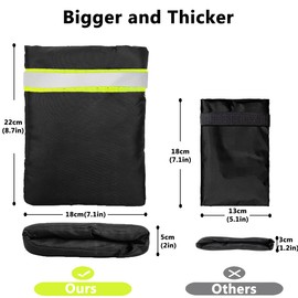 Outdoor Tap Cover for Winter, Thickened Outside Tap Cover Frost Protectors for Winter, Garden Tap Cover Jacket for Outdoor Taps, Waterproof Protector Outdoor Faucet from Freezing(1 PCS)