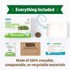 Back to The Roots Organic Microgreens Grow Kit with Ceramic