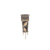 Brother - Memorial Metal Grave Vase With Gold Leaf -