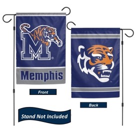 Memphis Tigers 12.5” x 18" Double Sided Yard and Garden College Banner Flag Is Printed in the USA