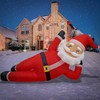 National Tree Company First Traditions Inflatable Waving Cheeky Santa, Includes