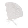 Lace Baby Girl Bonnet Cotton Christening Bonnet for Newborn Infant
