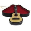 Kurt Adler J4544 5.52" Wood Pearlized Guitar Ornament