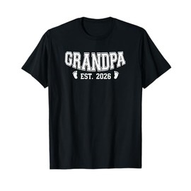 Promoted To Grandpa Est 2026 Soon To Be Grandpa Gifts Poppop T-Shirt