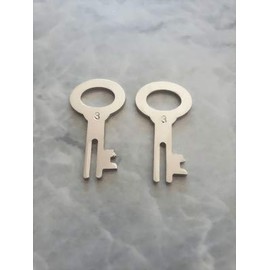 BTE Germany 2 Money Boxes Replacement Key No. 3