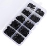 270 Pieces Nylon Screw Nut Set, M2/M2.5/M3/M4/M5 Nylon Hex Nut