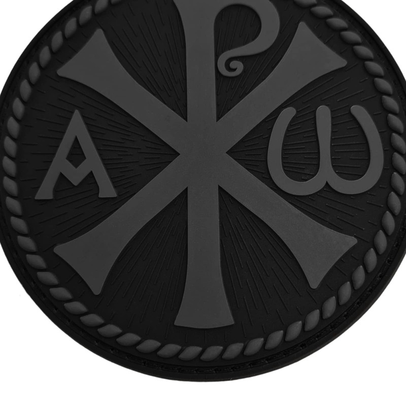 Chi Rho Jesus Christ Symbol Tactical PVC Patch Compatible with