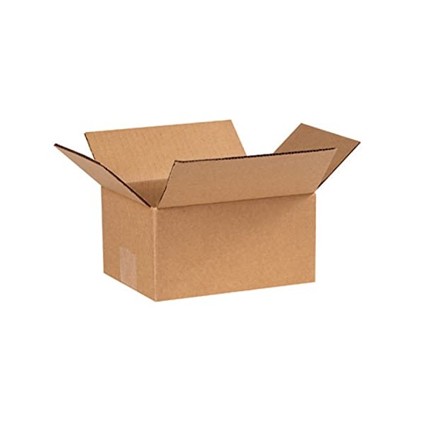 Secure Seal - 8x6x4 Pack of 100 Corrugated Cardboard Packing