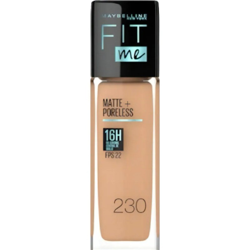 Base Fit Me Matte + Poreless 128 Warm Nude Maybelline