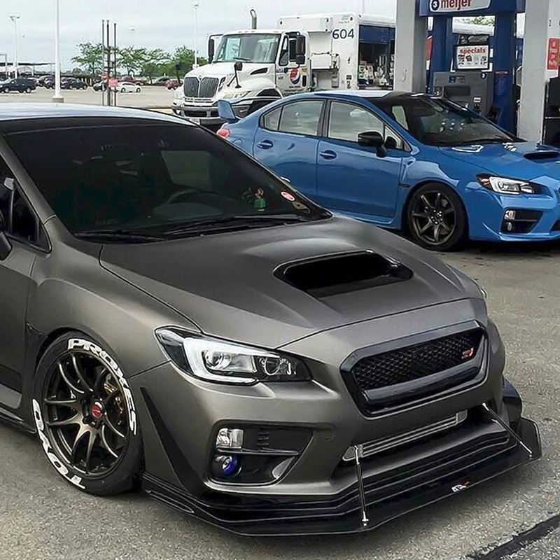 x xotic tech 2pc Adjustable 6"-9" Front Bumper Lip Splitter