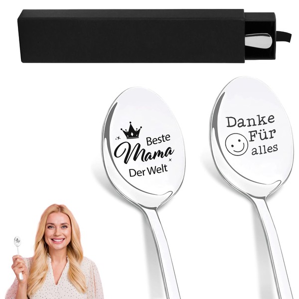 Funny Mother's Day Tea Spoons Set of 2 - High