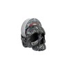 DWK Deathly Delights Decorative Gothic Skull Drink Coasters | 4 Piece Coasters for Drinks Absorbent with Holder Set | Home Decorations for Living Room | House Warming Presents - 5"