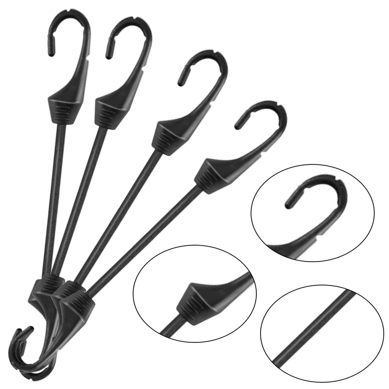 Pack of 12 Elastic Bands with Hook Expander with Hook