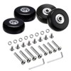 Suitcase Wheels Replacement, Pack of 4 Suitcase Replacement Wheels, Suitcase