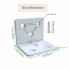 White Stainless Steel Corner Bracket,Joint Right Angle Bracket,L Shape Heavy