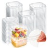 Yiyiring 50 Pack 40 oz Tamper Proof Containers with Lid