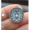 Fashion Jewelry MOON GODDESS PAGAN CELESTIAL Pendant on 18" 925