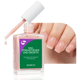 Gelike ec Nail Hardener Growth Nail Groove Filler: Repair for Thin Damaged and Brittle Nails Groove Filler White